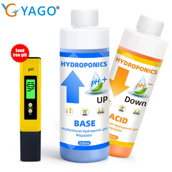 Ph Up Down Solution - Yago 250ml/100ml kit de controle de