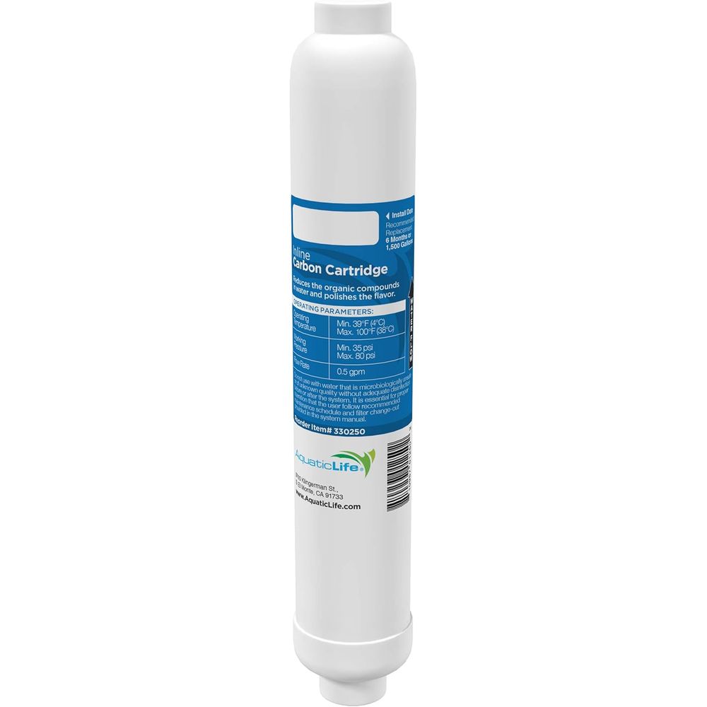 Carbon Filter Inline - Cartucho de Substituição para Filtro de