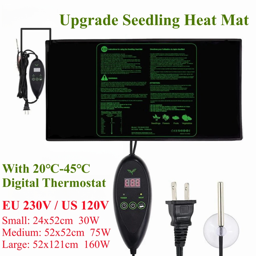 Seedling Heat Pad - Almofada de calor impermeável para mudas,