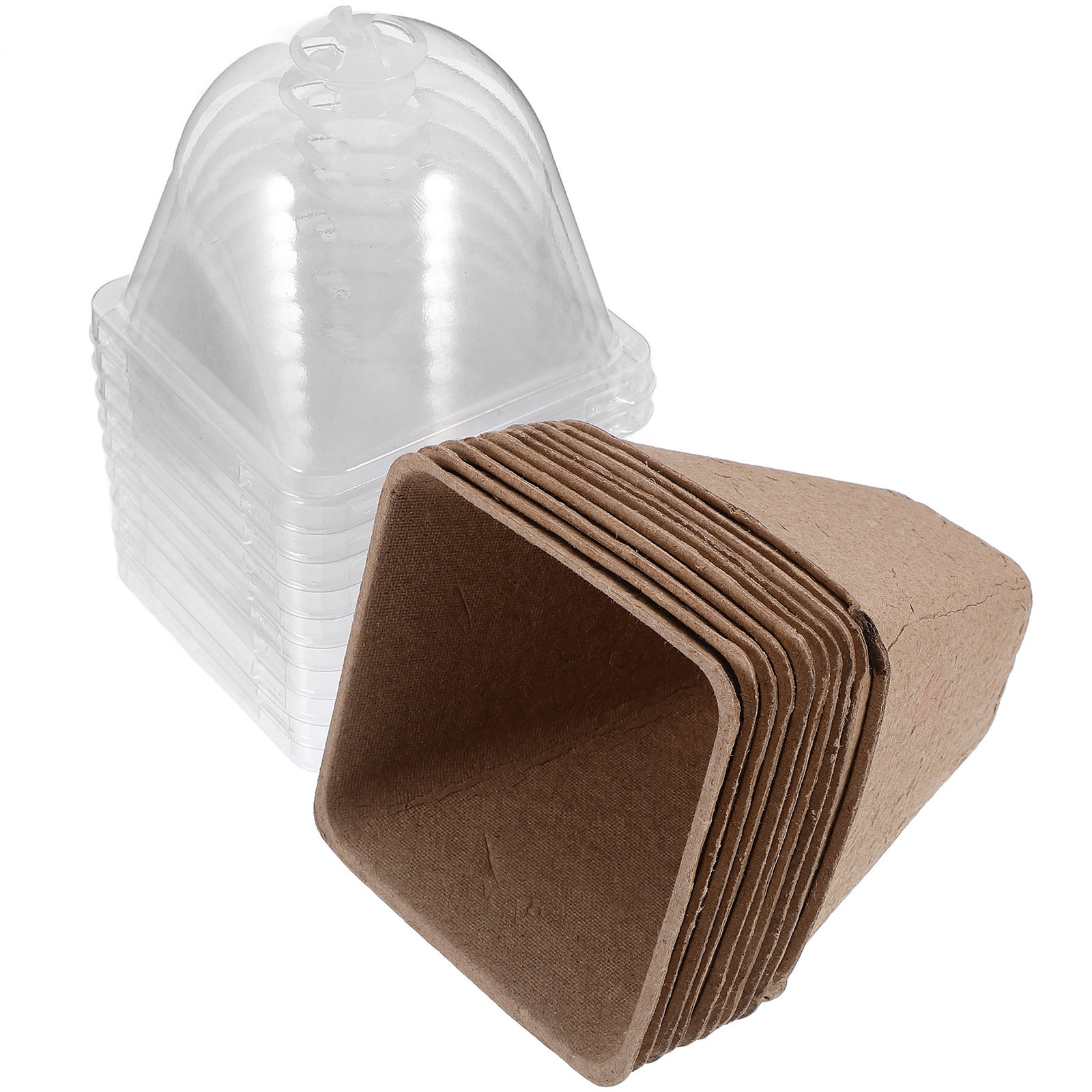 Dome Propagation Kit - Kit de 10 Vasos Sustentáveis para