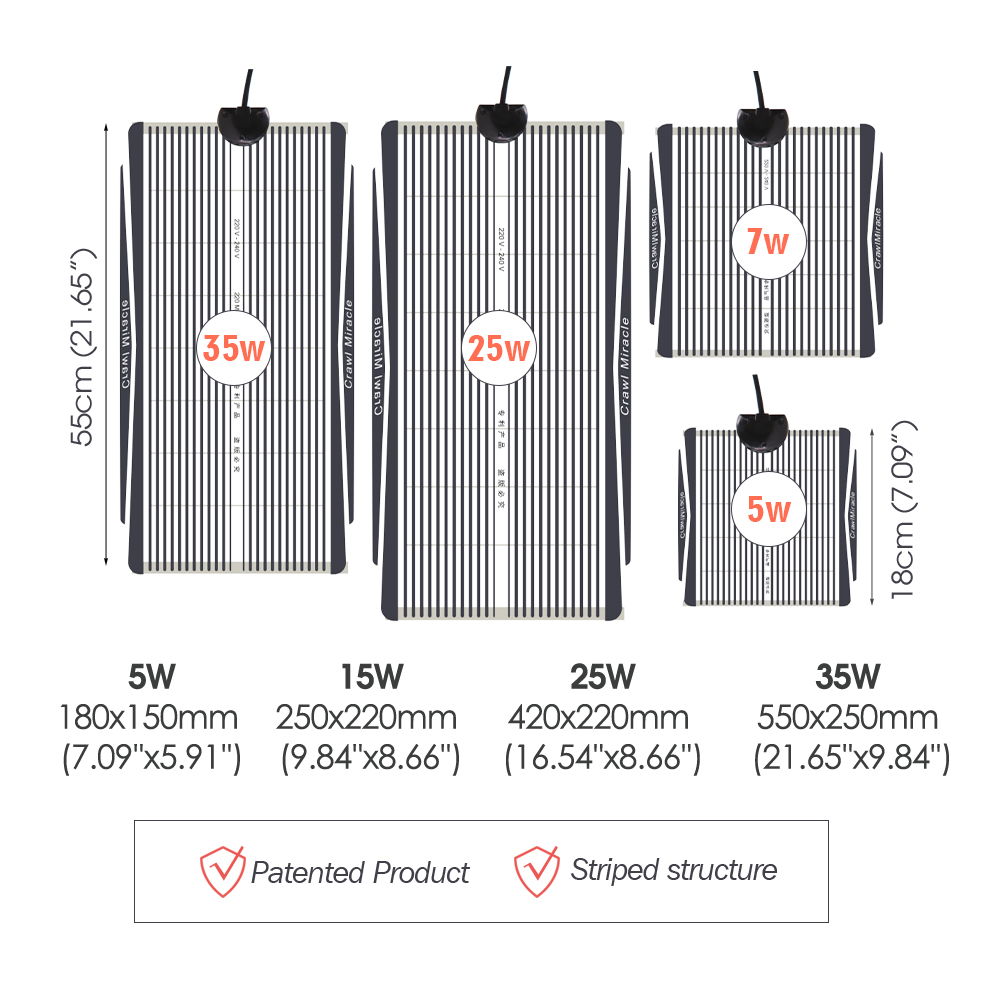 Tapete de aquecimento de répte - Seedling Heat Pad avaliação e preço
