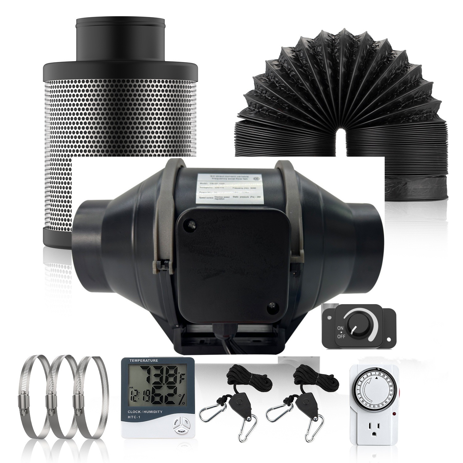 Ventilador de duto em linha in - Carbon Filter Inline avaliação e preço