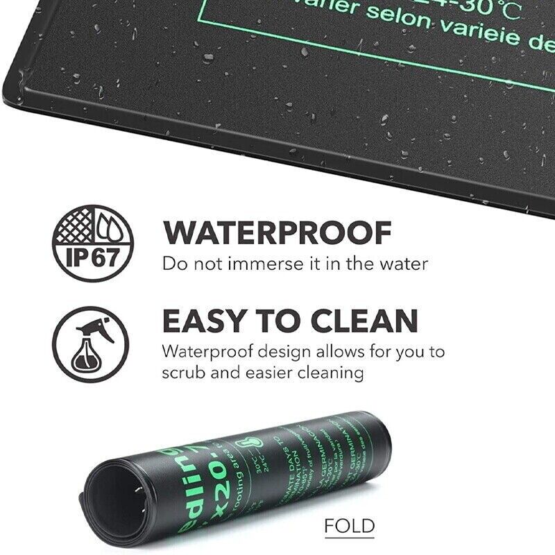 Lerway 21w esteira de aquecime - Seedling Heat Pad avaliação e preço