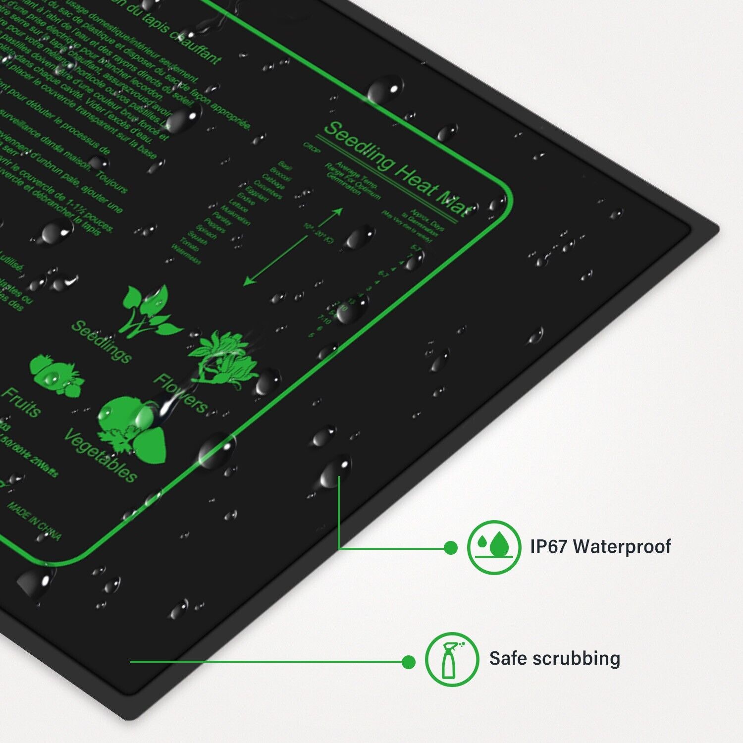 Lerway 21w esteira de aquecime - Seedling Heat Pad avaliação e preço