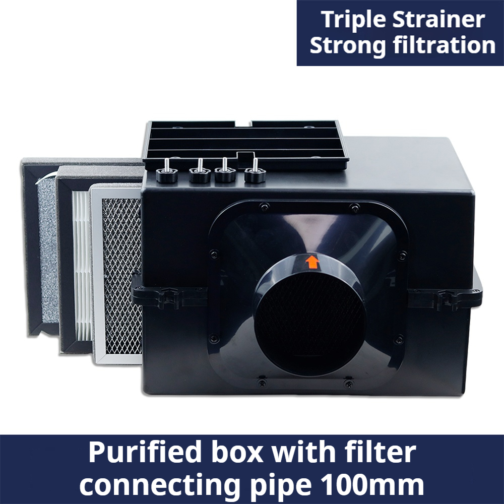 Caixa de Filtro de Ar Fresco c - Carbon Filter Inline avaliação e preço